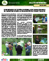 PCOMUNIDADES DE TECPAN GUATEMALA EN CHIMALTENANGO SE CAPACITAN SOBRE LA REALIZACION DE PODAS Y RALEOS