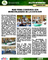 pINAB FIRMA CONVENIOS CON MUNICIPALIDADES DE LA COSTA SUR