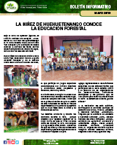 pLa ninez de Huehuetenango conoce la educacion forestal