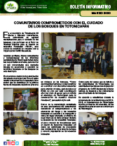 COMUNITARIOS COMPROMETIDOS CON EL CUIDADO DE LOS BOSQUES EN TOTONICAPAN