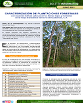 caracterización de plantaciones forestales