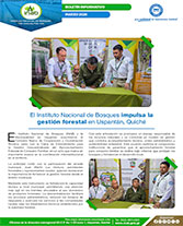 Boletín gestión forestal Uspantán portada web